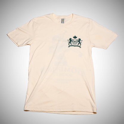 Crew Neck T-Shirt - Cream [New]